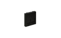 maxCONNECT Multimedia-Zubehör 45x45 anthrazit, Abdeckung für 2x RJ45