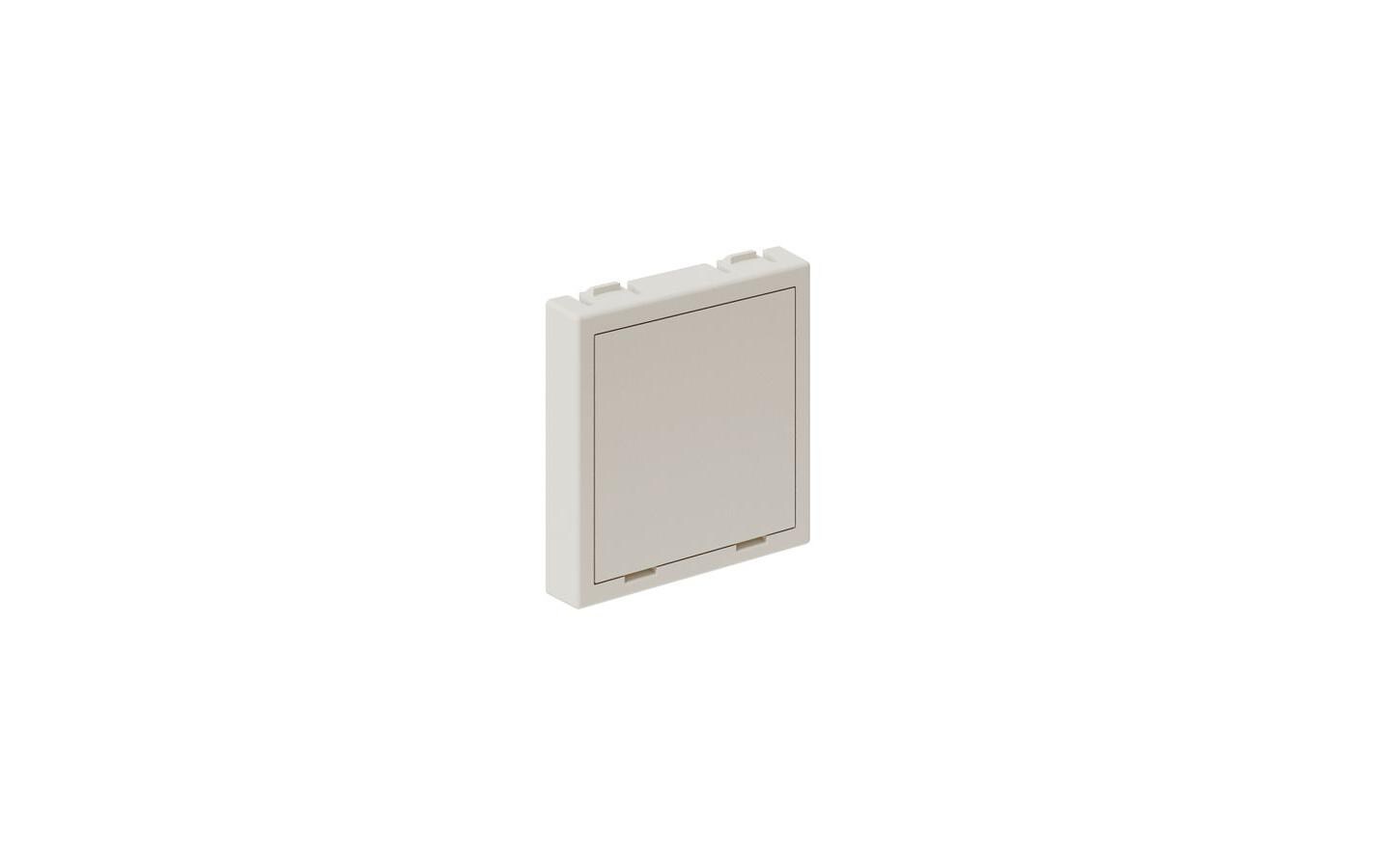 maxCONNECT Multimedia-Zubehör 45x45 weiss Blindplatte