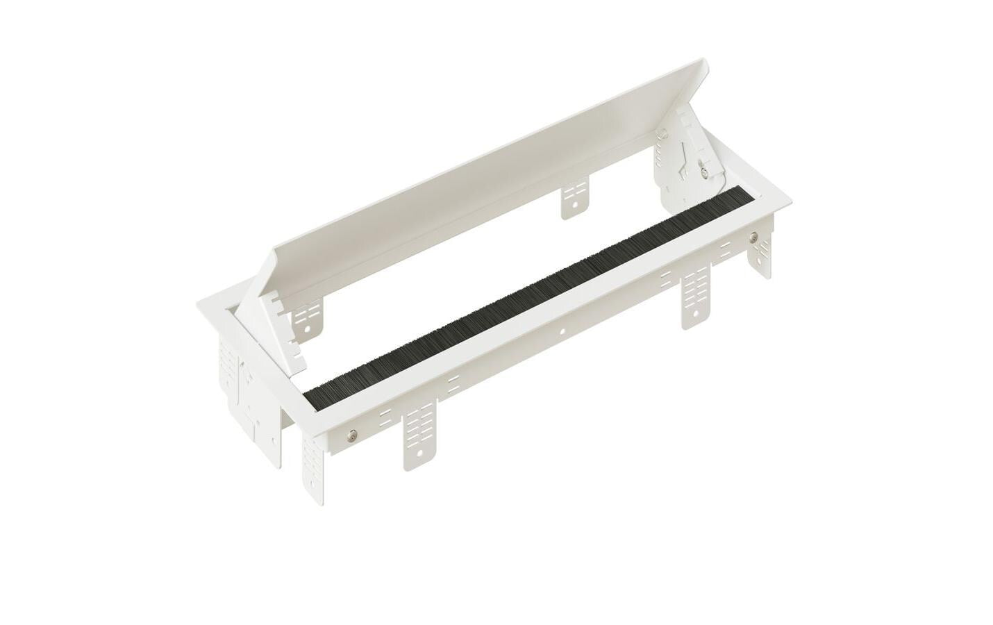 maxCONNECT BOX Einbaurahmen weiss L 6-fach