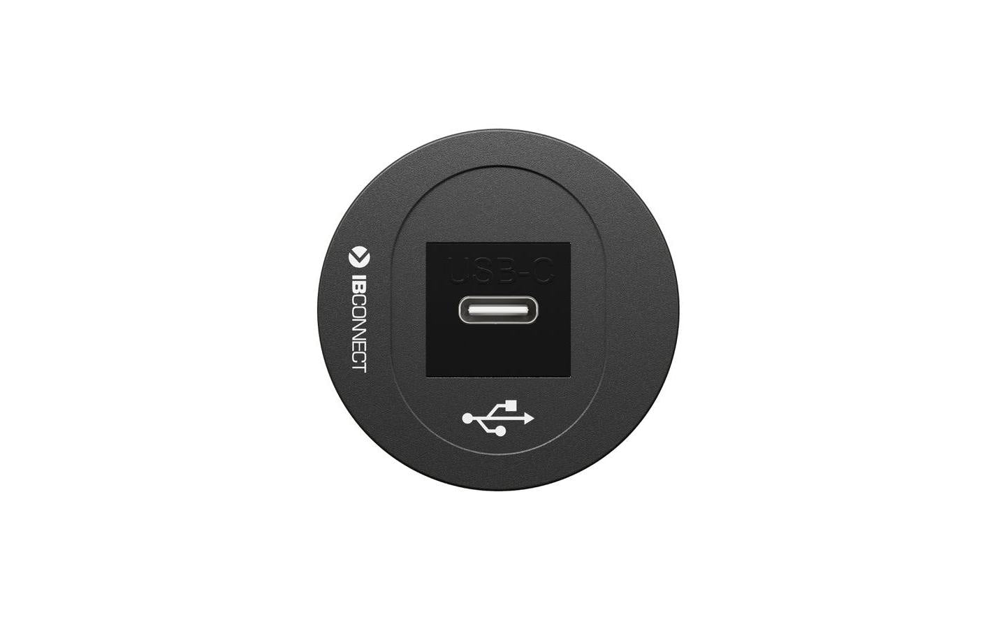 maxCONNECT BIT Steckdoseneinheit schwarz 1x USB-C Data