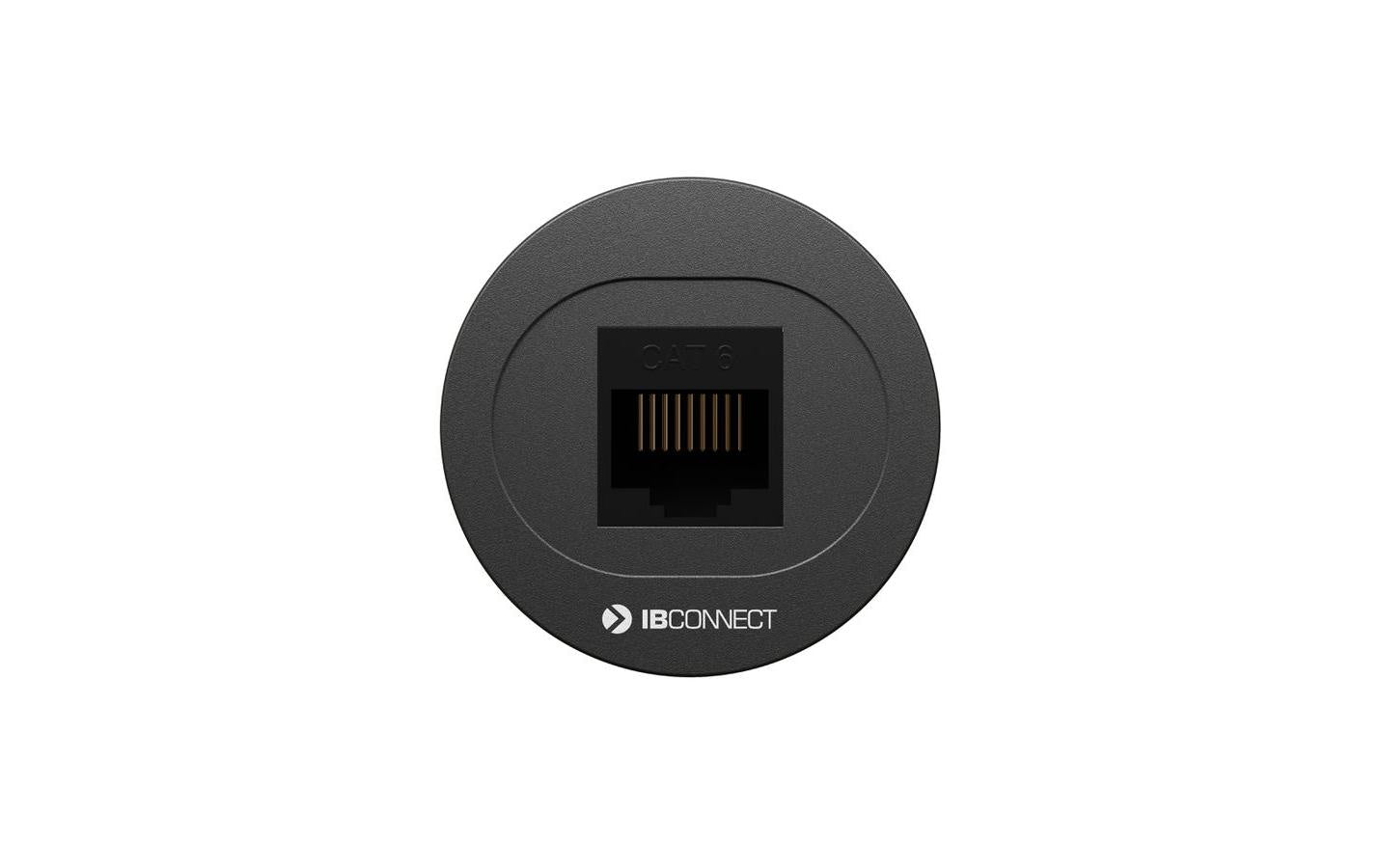 maxCONNECT BIT Steckdoseneinheit schwarz 1x RJ45 Cat 6 UTP