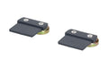 maxCONNECT CUBO Befestigungsset flach anthrazit, mit Magnet, 2 Stück