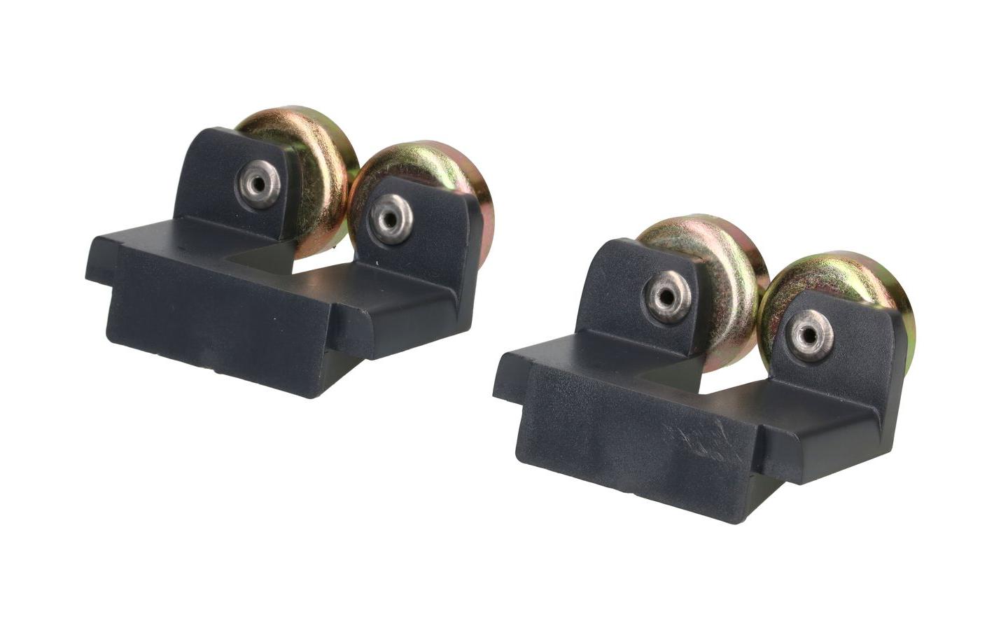maxCONNECT CUBO Befestigungsset erhöht anthrazit, mit Magnet, 2 Stück