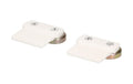 maxCONNECT CUBO Befestigungsset flach weiss, mit Magnet, 2 Stück