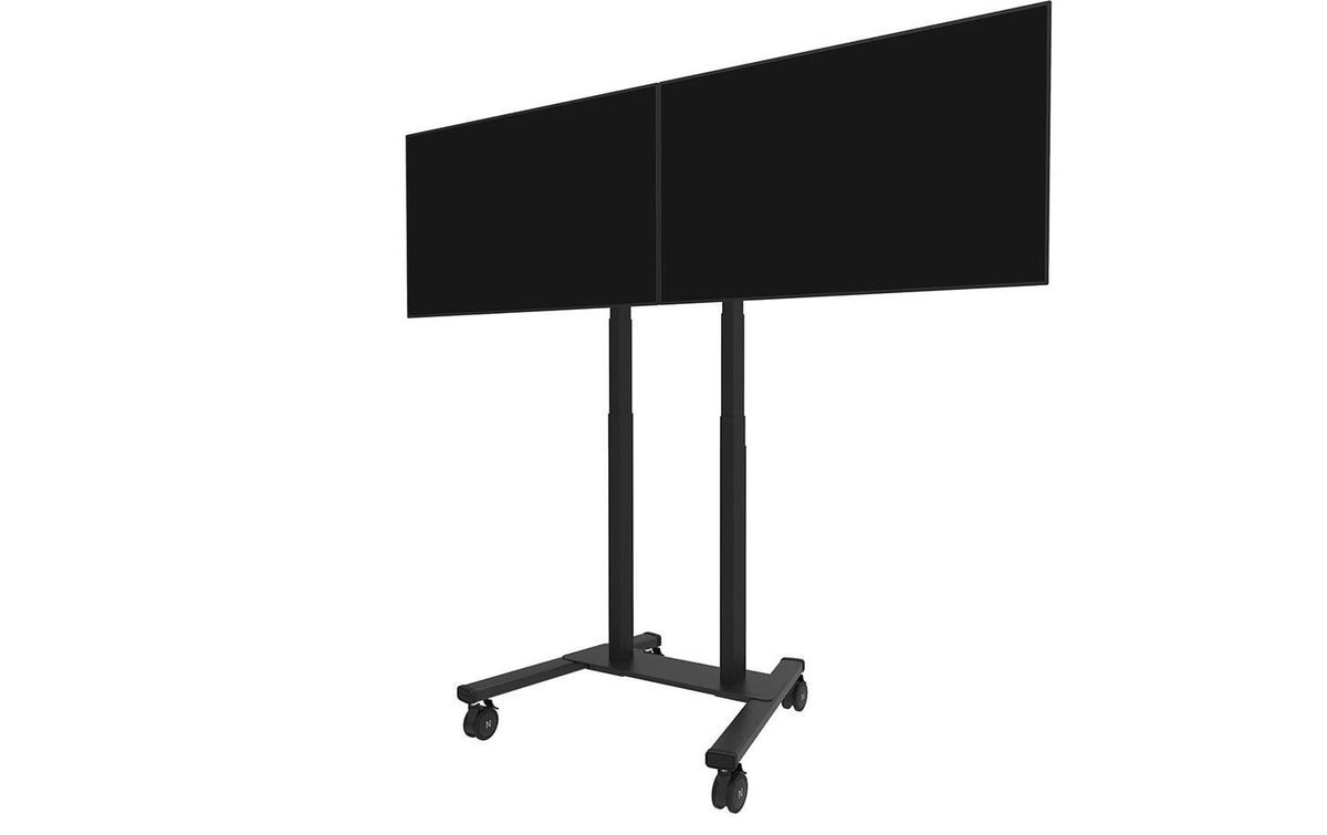 Neomounts ADM-875BL2 Doppelbildschirm-Adapter, schwarz