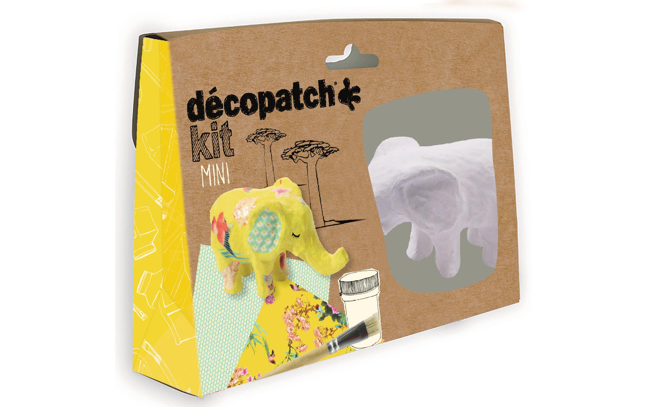 décopatch Bastelset Elefant Komplettset, 19 x 4.5 x 13.5 cm
