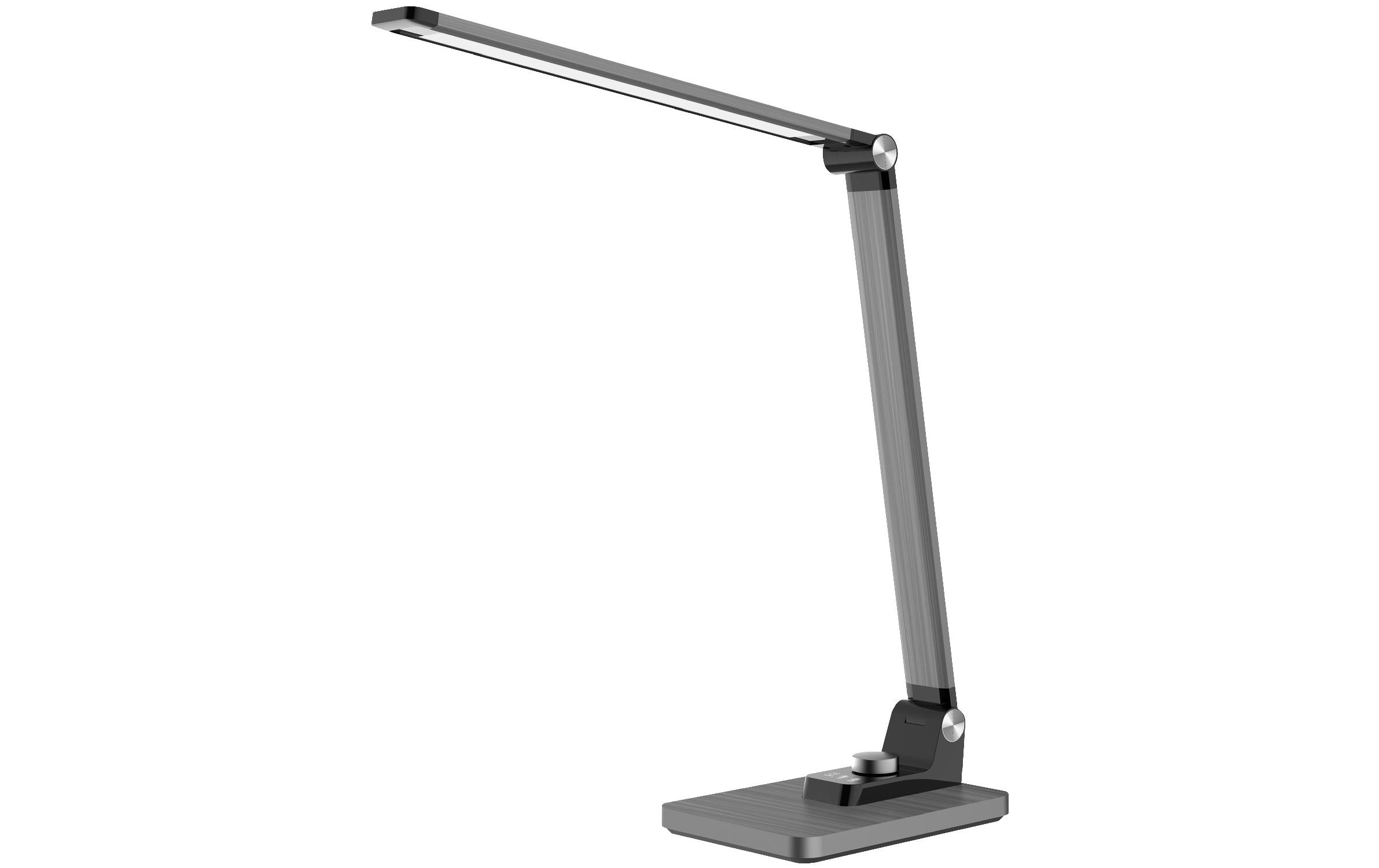 Hansa LED Tischleuchte Breeze 9 Watt, grau metallic