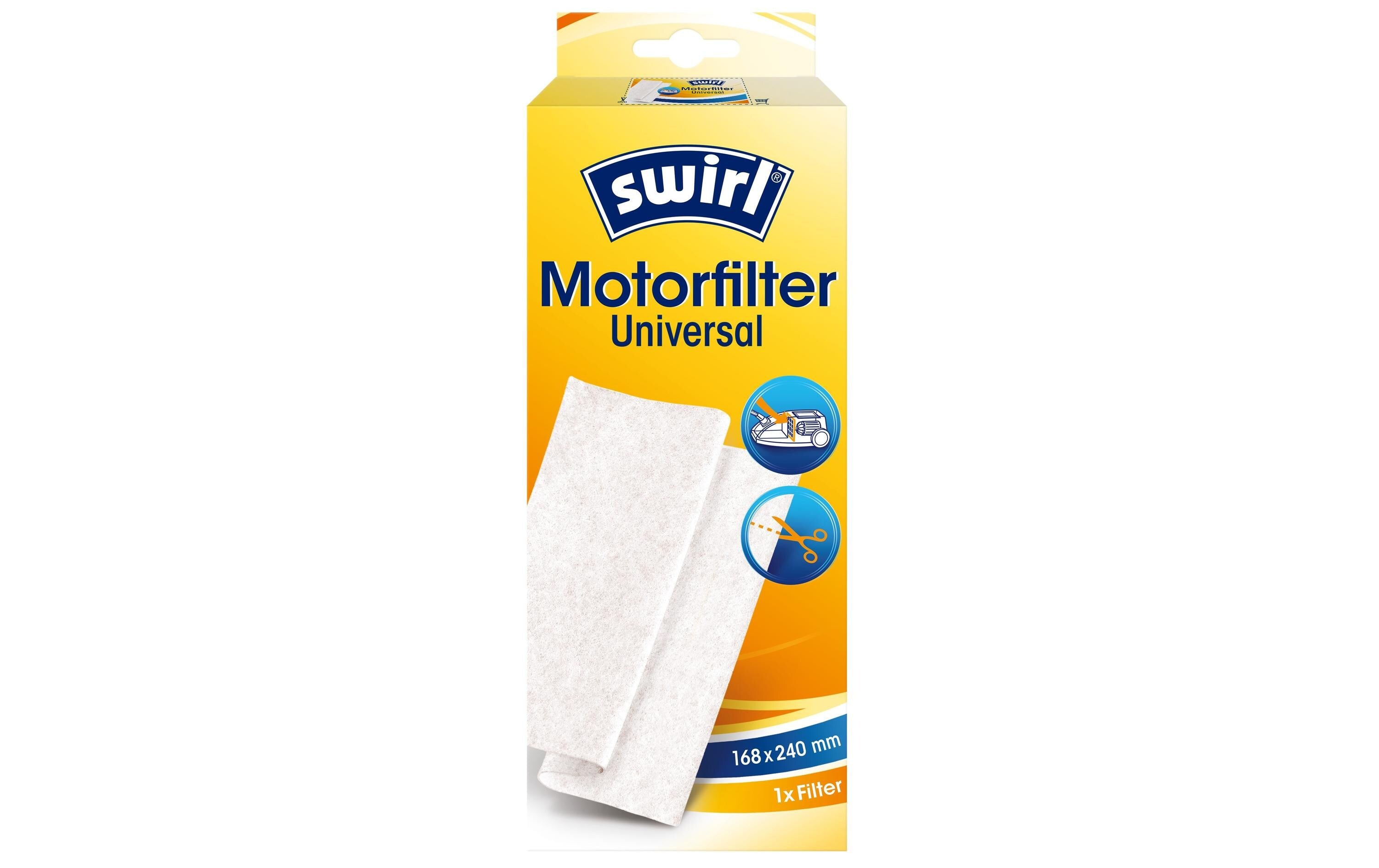 Swirl Motorfilter Universal 1 Stück Für alle Staub. Format: 168x400 mm
