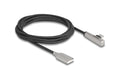 Delock USB 2.0 Type-A zu Type-C gewinkelt Stecker-Stecker, 60W, 2m, LED, transparent