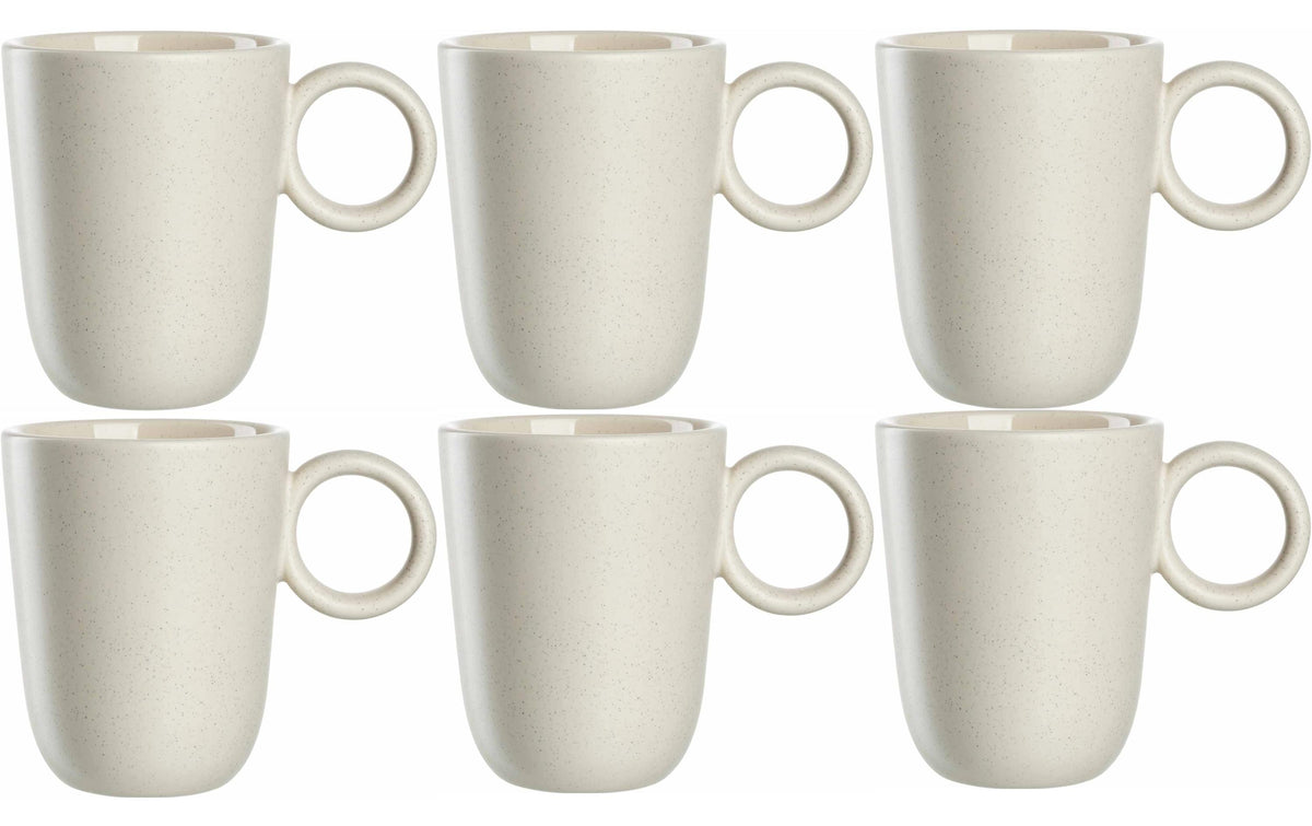 Leonardo Tasse Roma 400ml creme 6 Stk., 11x9cm, 400ml