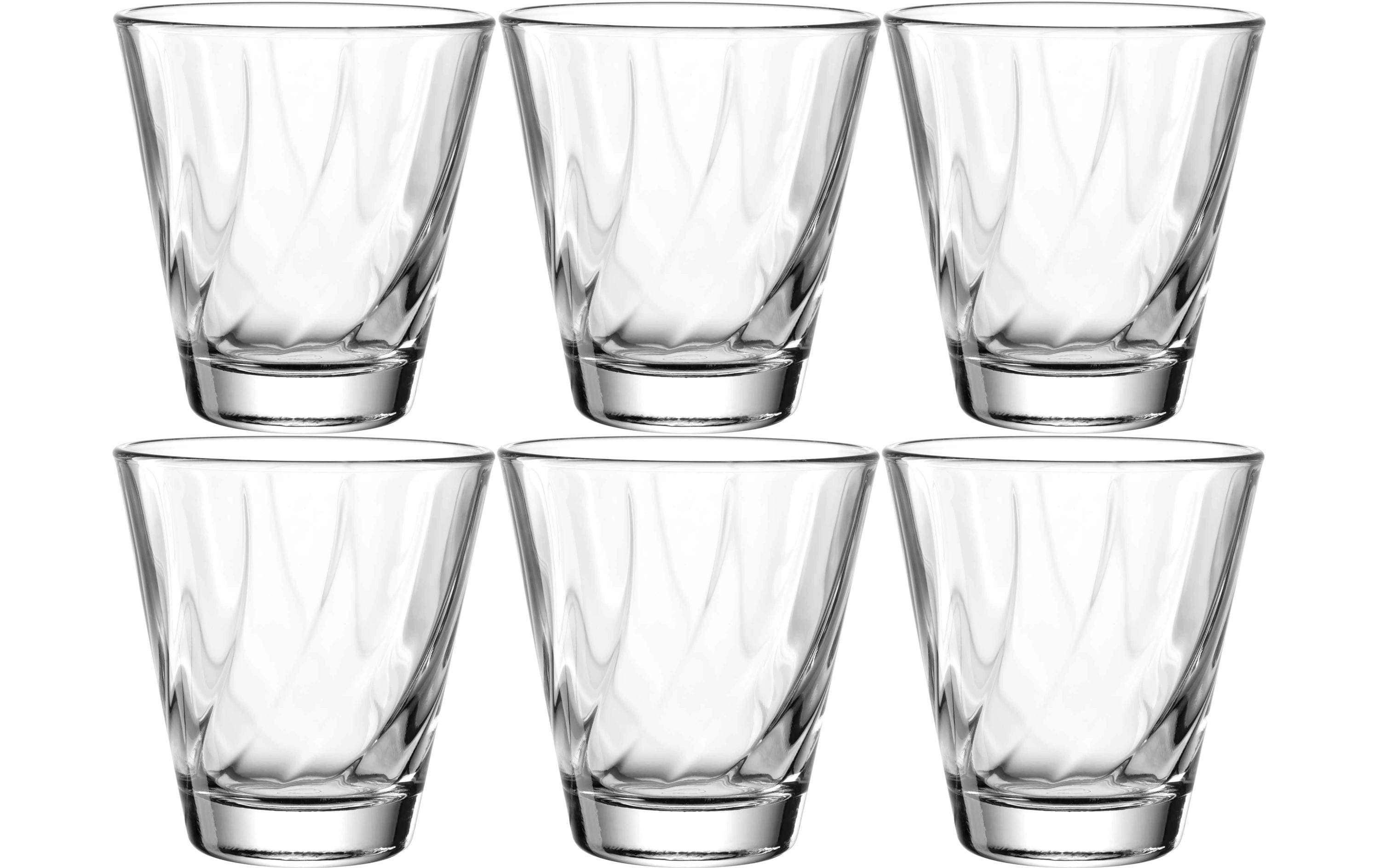Leonardo Trinkglas Twist, 215ml klar, 6 Stück, 215 ml