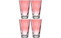 Leonardo Trinkglas Twist, 300ml rot rot, 4 Stück, 300 ml