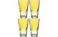 Leonardo Trinkglas Twist, 300ml gelb gelb, 4 Stück, 300 ml