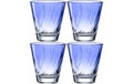 Leonardo Trinkglas Twist, 215ml blau blau, 4 Stück, 215 ml