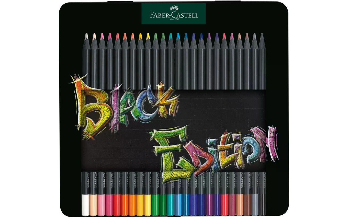 Faber-Castell Farbstifte Black Edition 24er Metalletui