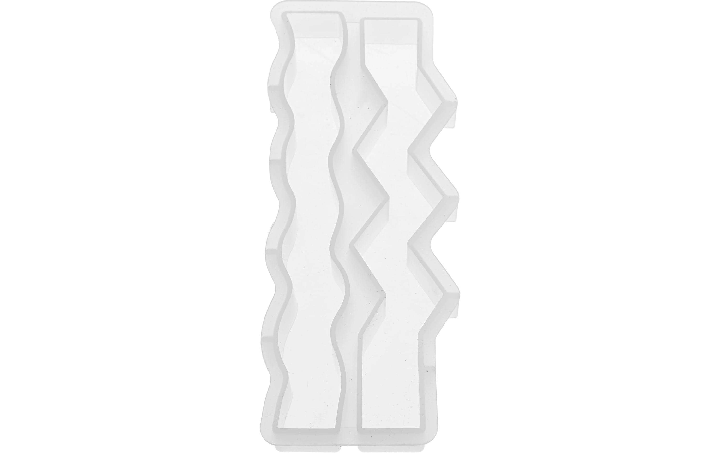 Glorex Kerzengiessform Welle Zickzack 23x2.8x2.5cm