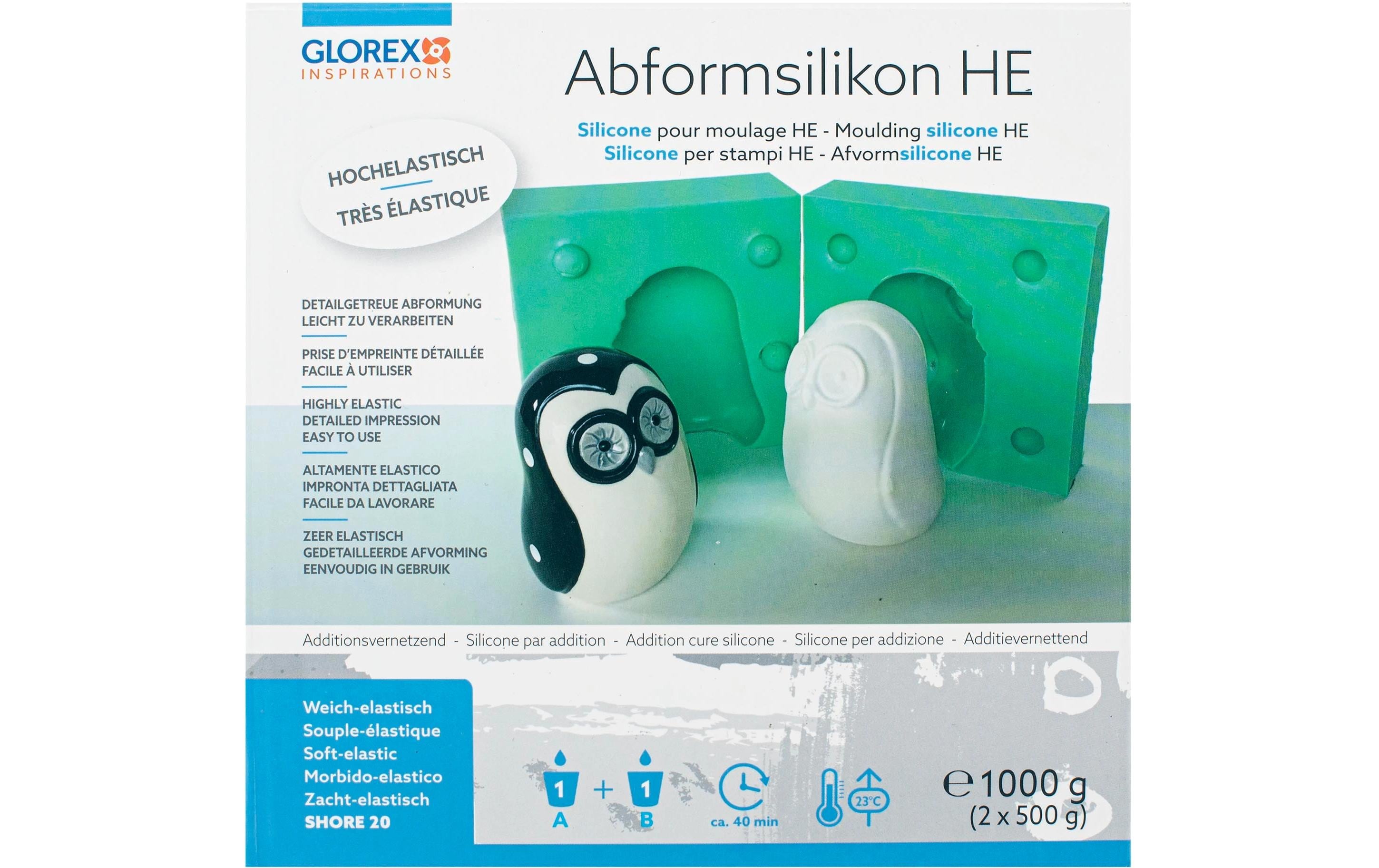 Glorex Abformmasse hochelastisch 2x500g