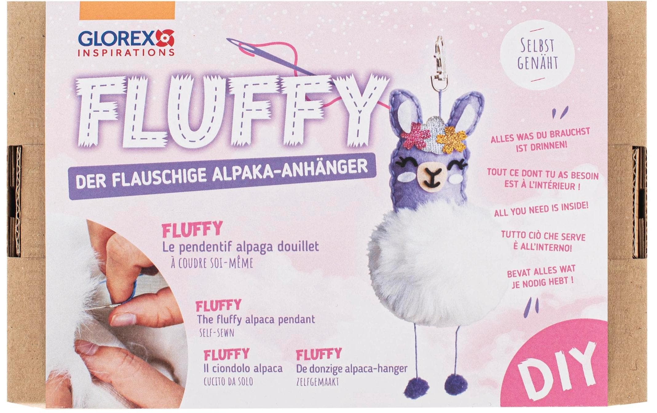 Glorex Bastelset Alpaka Anhänger