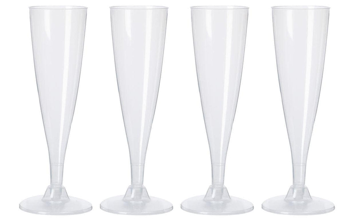 FURBER Sektgläser 130ml 4er Set 4 x 130ml, Polypropyleen