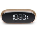 Lexon Digitalwecker Minut LCD, inkl. USB-C Ladekabel, Gold