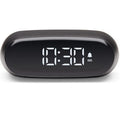 Lexon Digitalwecker Minut LCD, inkl. USB-C Ladekabel, Dunkelgrau