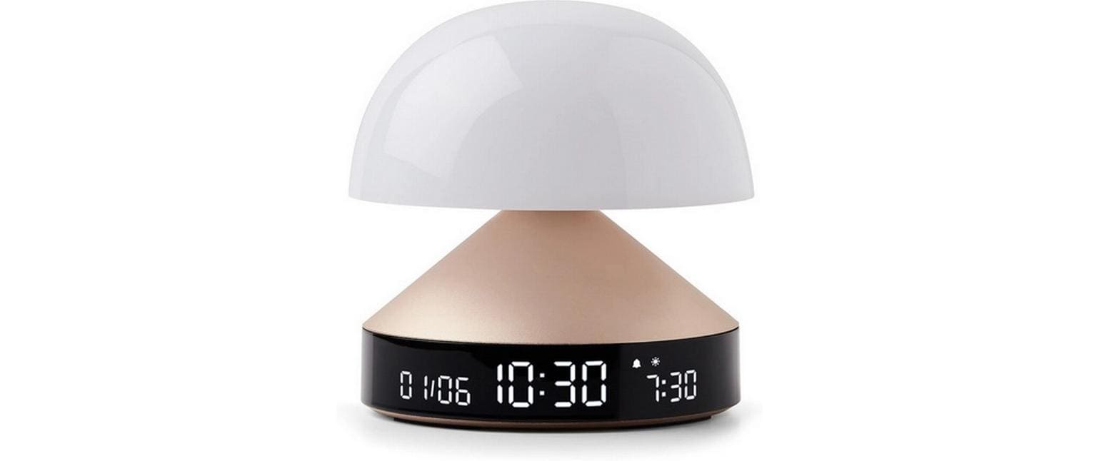 Lexon Lichtwecker Mina Sunrise LCD, Sonnenaufgangssimulation, Gold