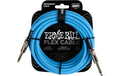 Ernie Ball 6417 Kabel Instrumentenkabel, 6.09 m, blau, Flex