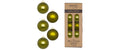 Inge Weihnachtskugel Green Olives, 20 Stück Glas, D: 6 cm