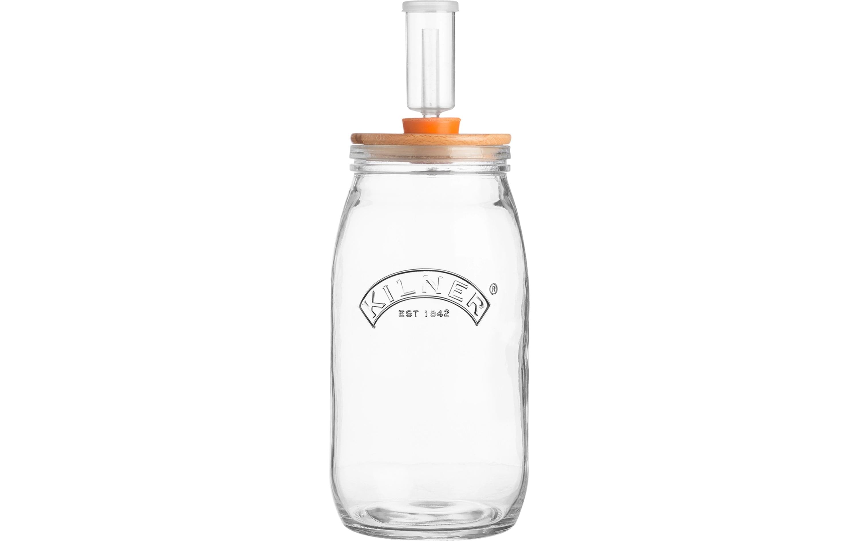 Kilner Fermentationsset 3 Liter inkl. Silikondeckel, Luftschloss