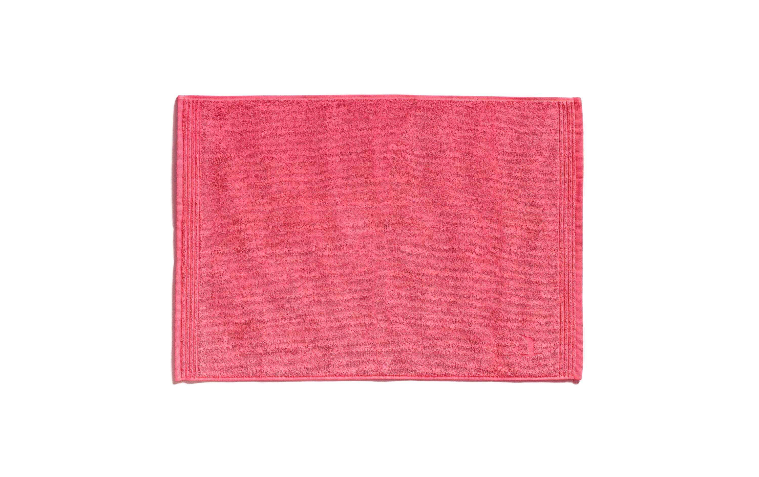 Möve Duschvorlage Superwuschel 50x70cm, 100% Baumwolle, coral