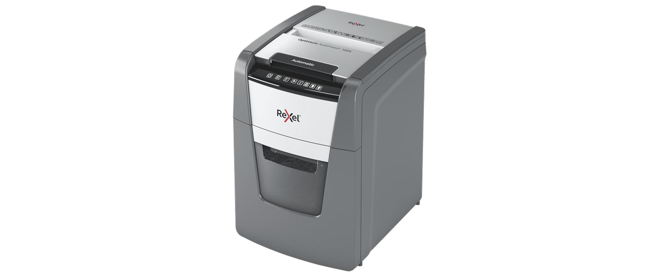 Rexel Aktenvernichter Optimum Autofeed+100X 4x28mm Partikelschnitt