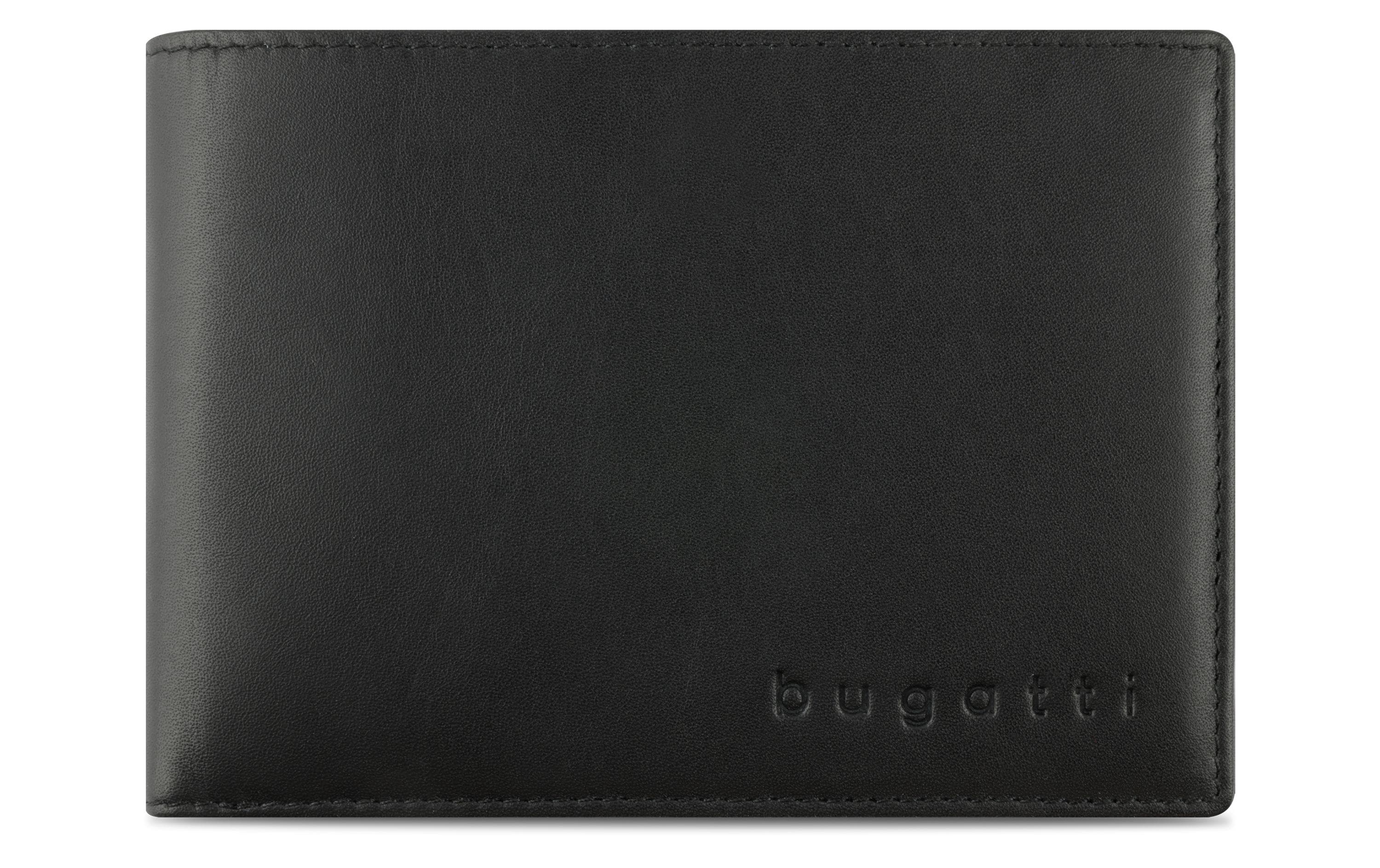 Bugatti Portemonnaie Super Slim schwarz
