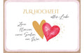 ABC Grusskarte Hochzeit Format B6, 125 x 176 mm, mit Couvert