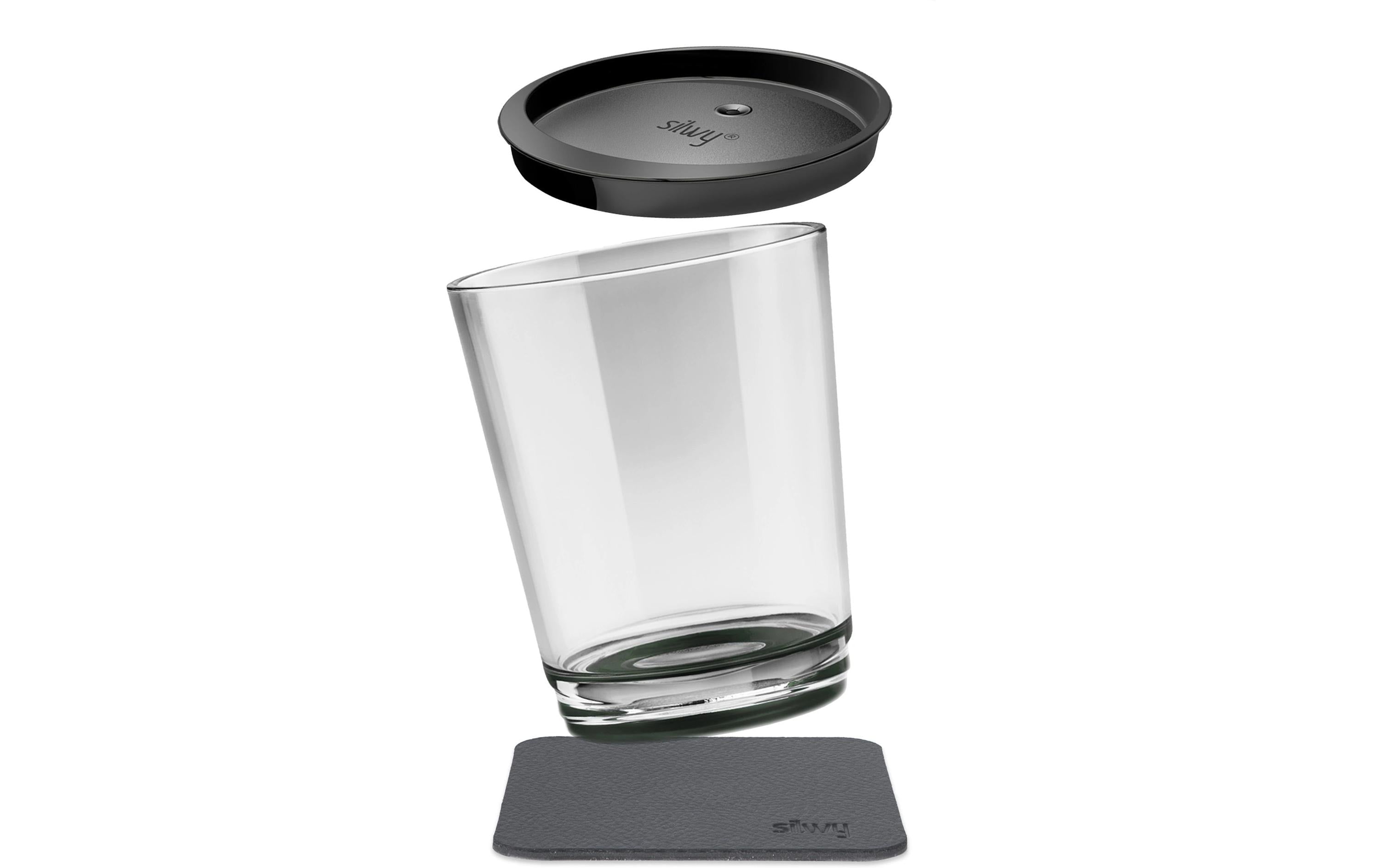 silwy Magnet-Kunststoff-Trinkbecher Triple PEARL GREY