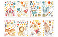Wandtattoos-Set Zirkus