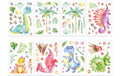 Wandtattoos-Set Dinosaurier