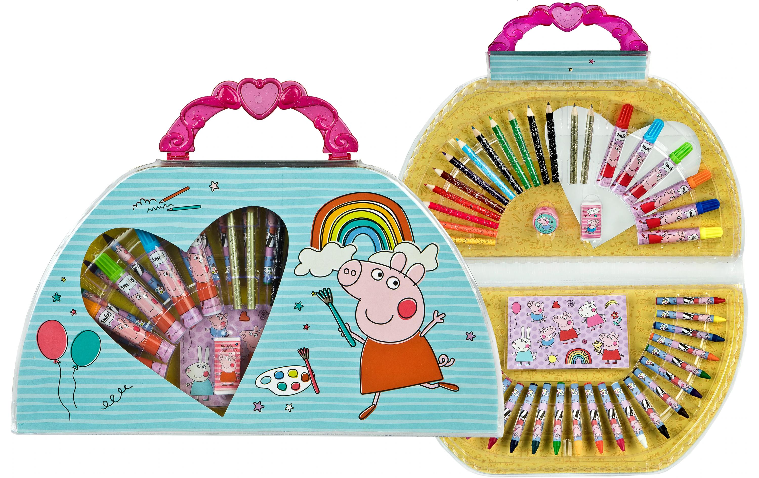 Undercover Malkoffer Peppa Pig 51-teilig
