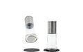 silwy Magnet-Gewürzmühlen 2xGewürzmühle,2xMetallNanoPads,black