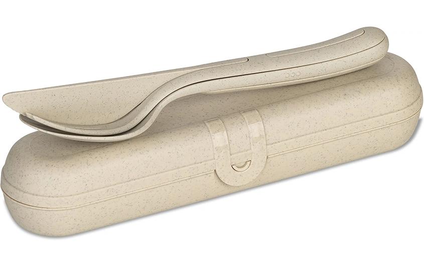 Koziol Besteckset KliKK Nature Desert Sand 24.0x5.6x4.4cm, Desert Sand, bio-circular