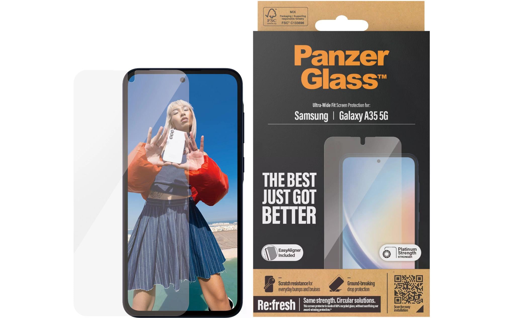 PanzerGlass Ultra Wide Fit Galaxy A35