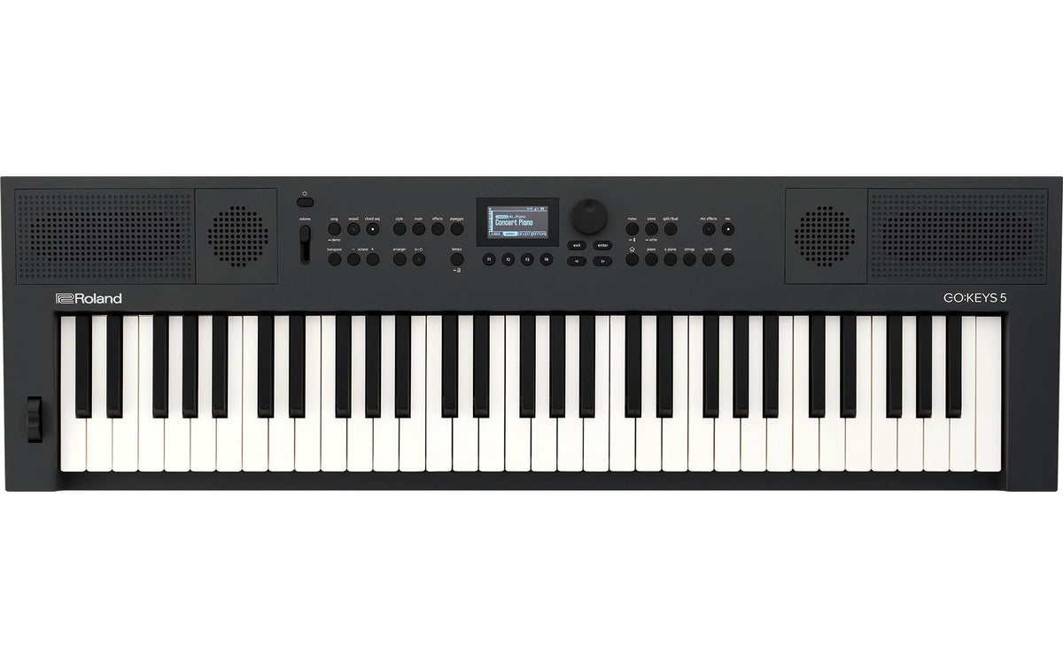 Roland GO:KEYS 5 Graphite Music Creation Keyboard, 61-Tasten, grau