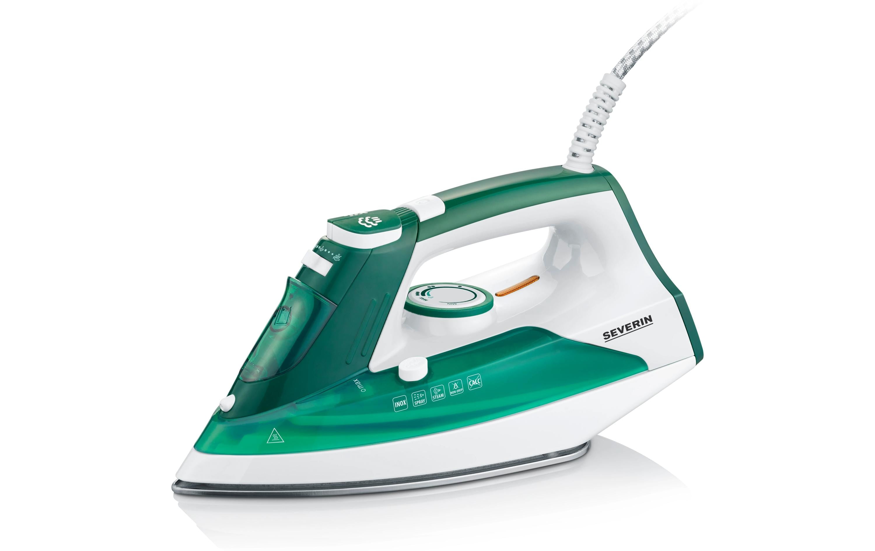 Severin Bügeleisen BA3261 weiss/grün 230V, 2400W, 70gr, Dampf