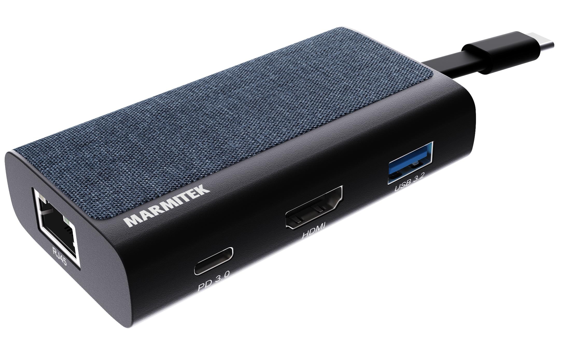 Marmitek Connect USB-C > Hub 4 USB-C  auf HDMI/USB-A/USB-C/Ethernet