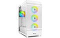 Sharkoon C50 WHITE RGB ATX, 2x U3, 1x Type-C, 4x 120 ARGB PWM
