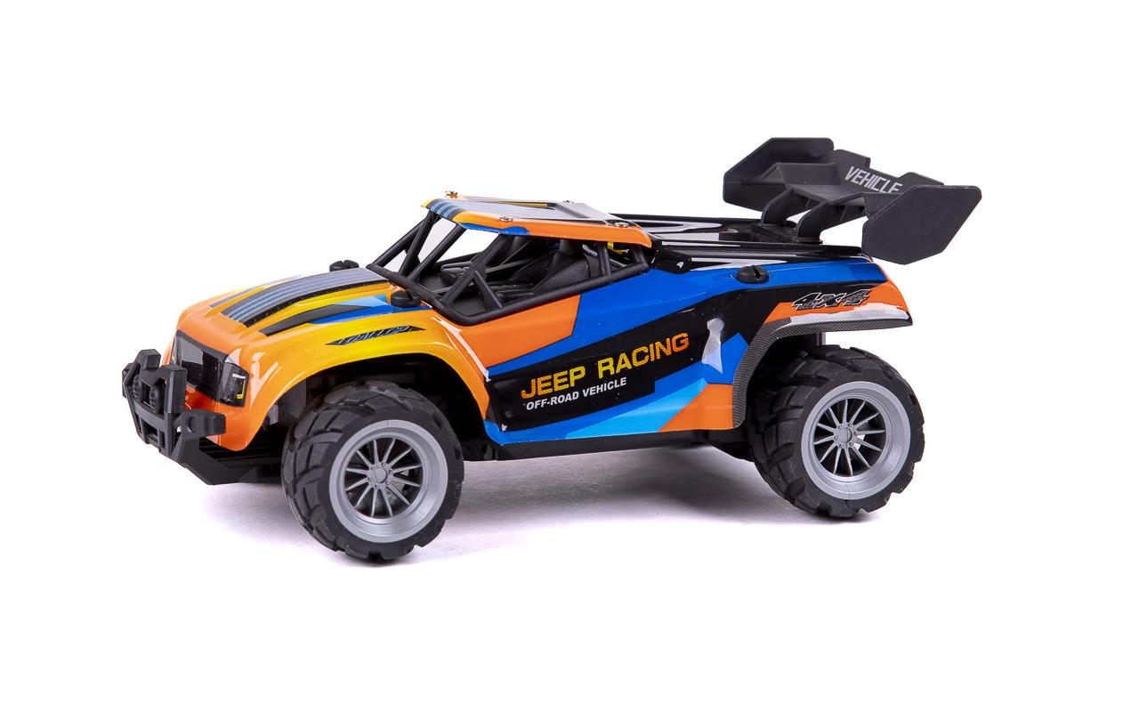 TEC-TOY Jeep Racing R/C 1:18 2,4G 3,7V Li-ion, blue/orange