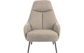AC Design Sessel Texas Stahl/Textil, 73x92x98 cm, Beige