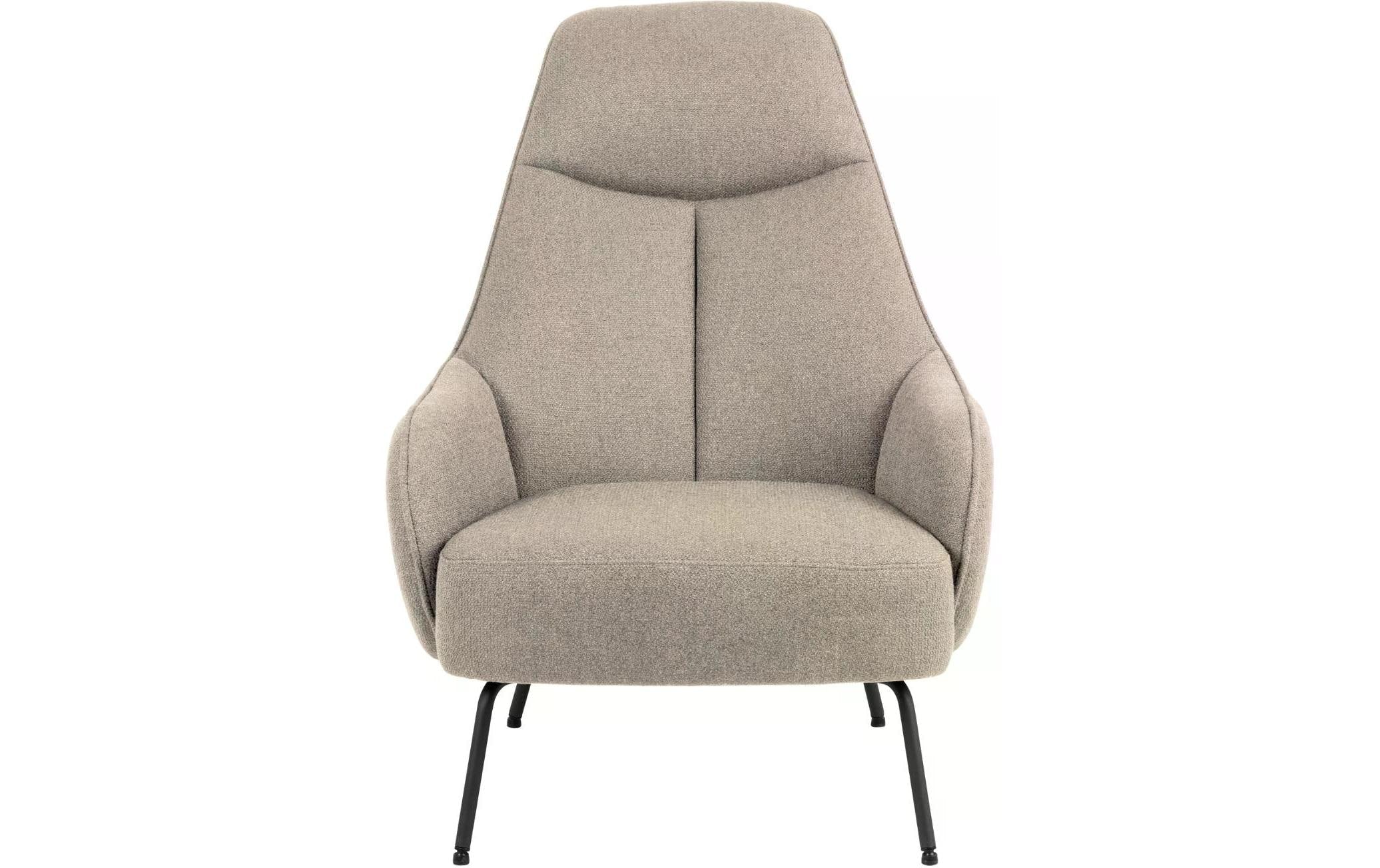 AC Design Sessel Texas Stahl/Textil, 73x92x98 cm, Beige