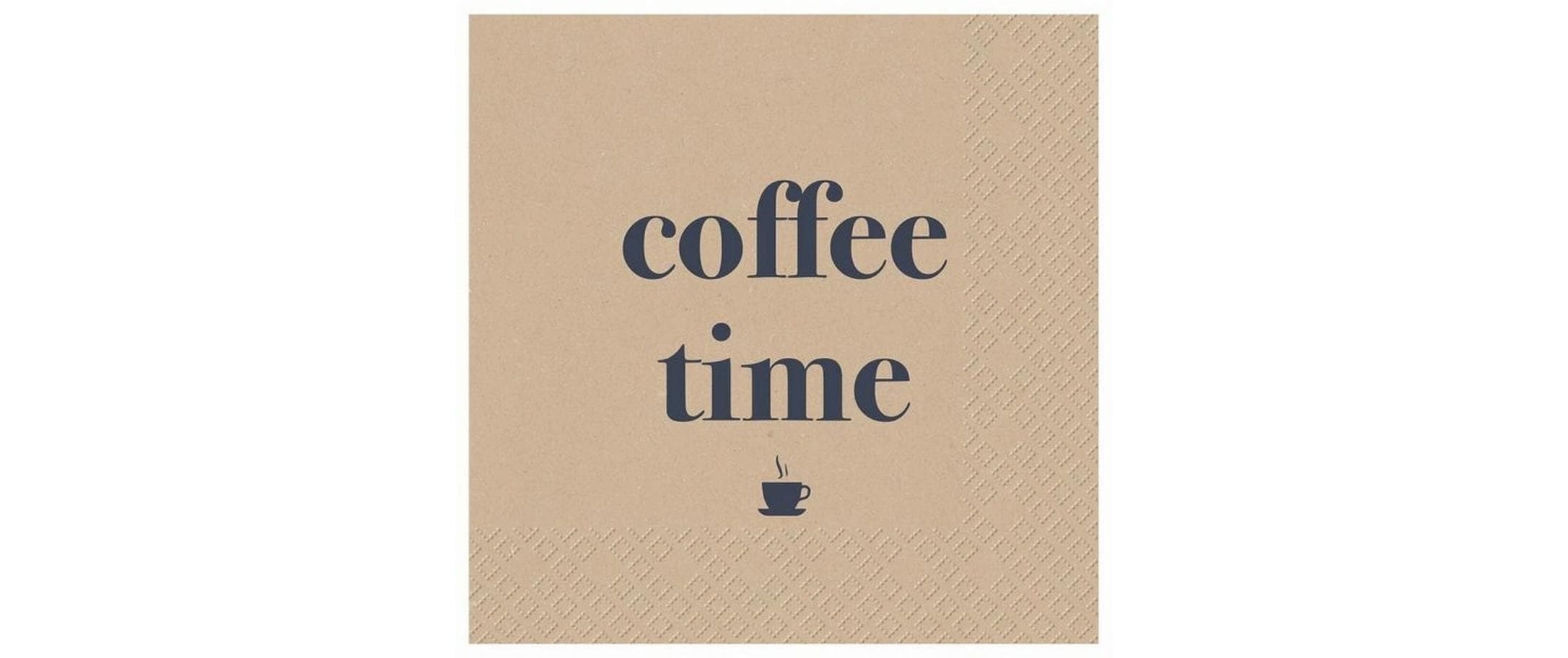 Stewo Servietten coffee time 20 Stück, Grösse 33x33cm