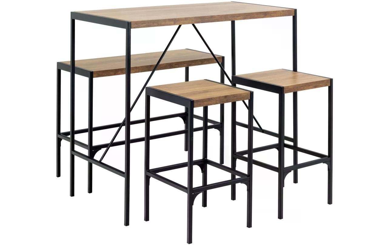 AC Design Bartisch Set Bahamas inkl. 2 Stühlen und 1 Bank