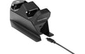 Deltaco Dual Charger PS5, Black Wired, Transparent